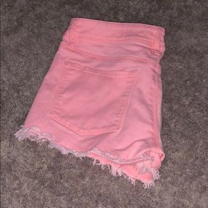 Roxy Shorts - Roxy cutoff Jean shorts! Gorgeous color coral Roxy Shorts - Roxy cutoff Jean shorts! Gorgeous color coral